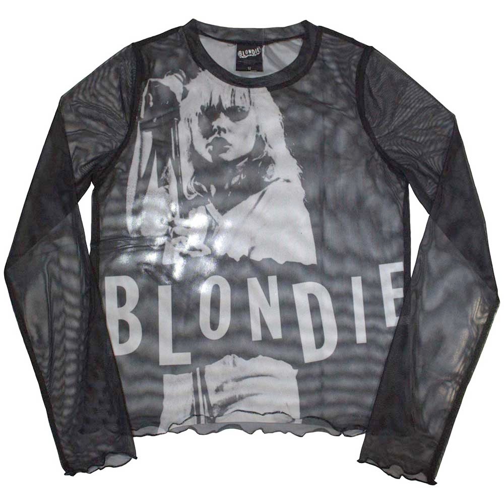 Blondie - Mic Stand Longsleeve top - Zwart